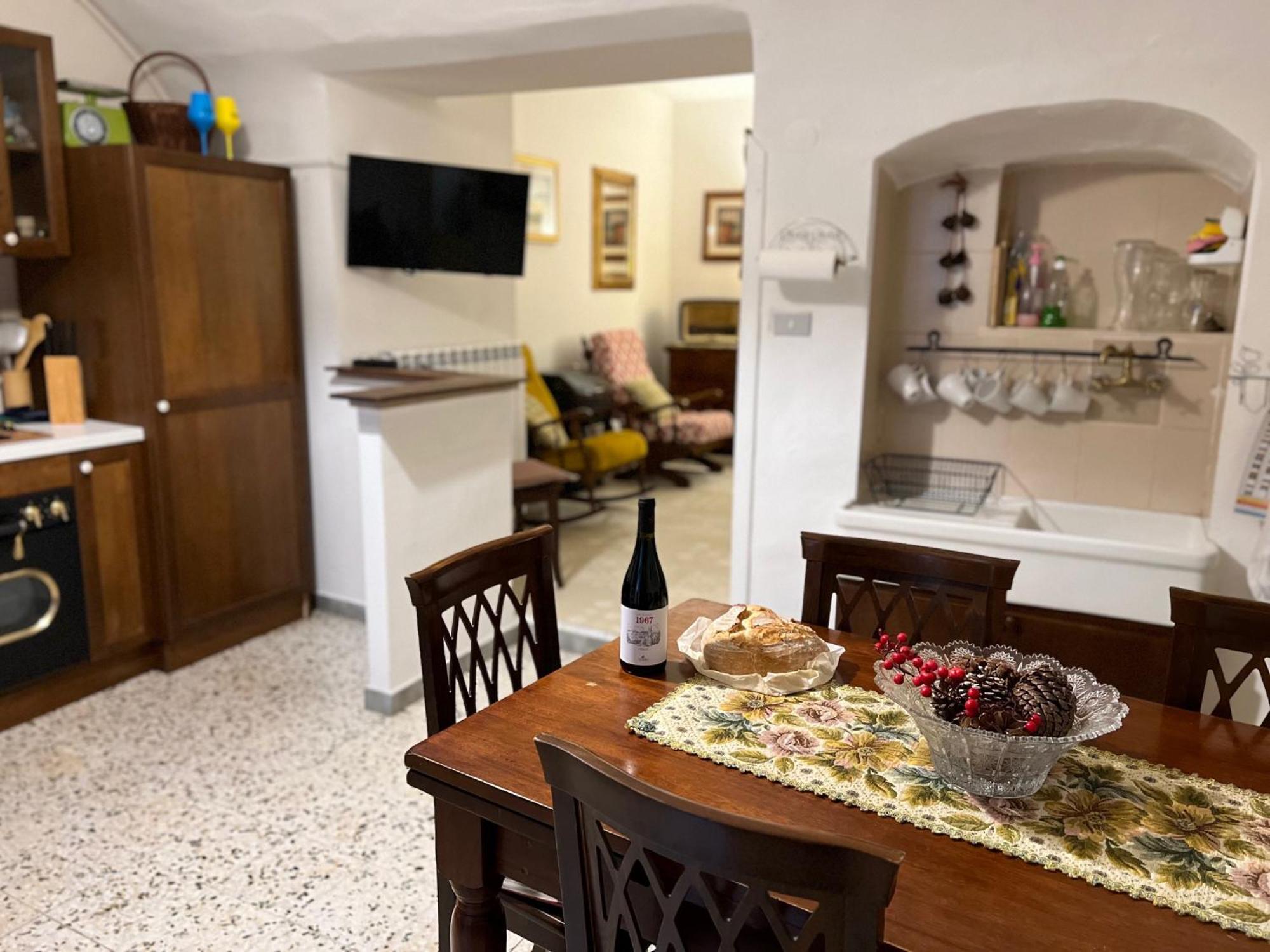Apartmán I Due Gradoni Stone House Pacentro Exteriér fotografie